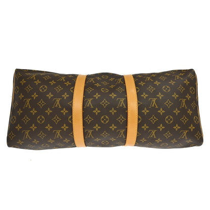 Louis Vuitton Keepall Monogram Canvas, Brown, Canvas, Travel Bag