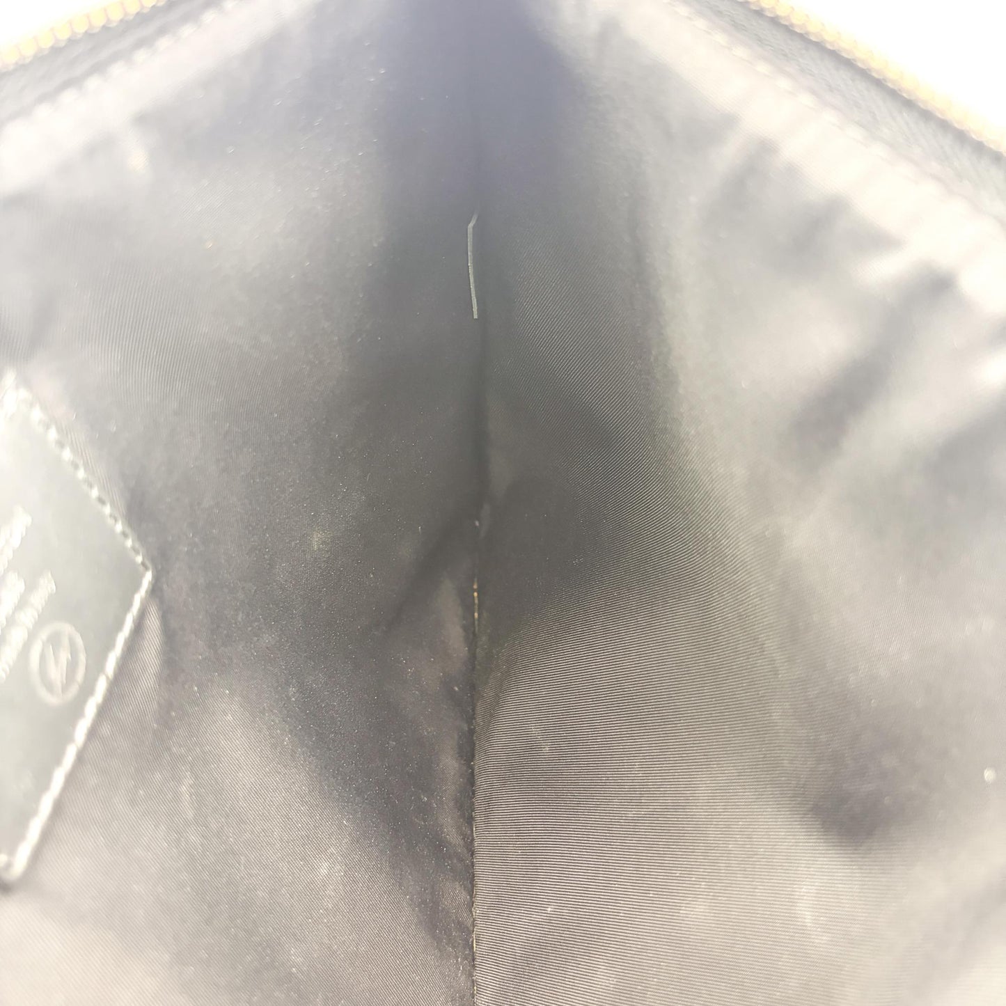 Louis Vuitton Pochette Voyage Monogram Eclipse Canvas, Black, Canvas, Clutch