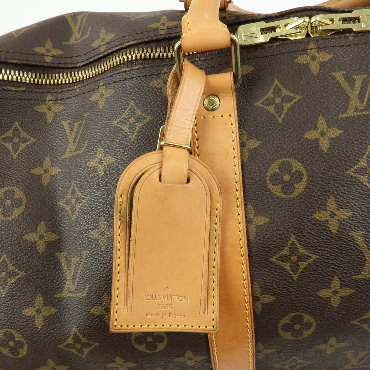 Louis Vuitton Keepall Bandouliere Monogram Canvas, Brown, Canvas, Travel Bag