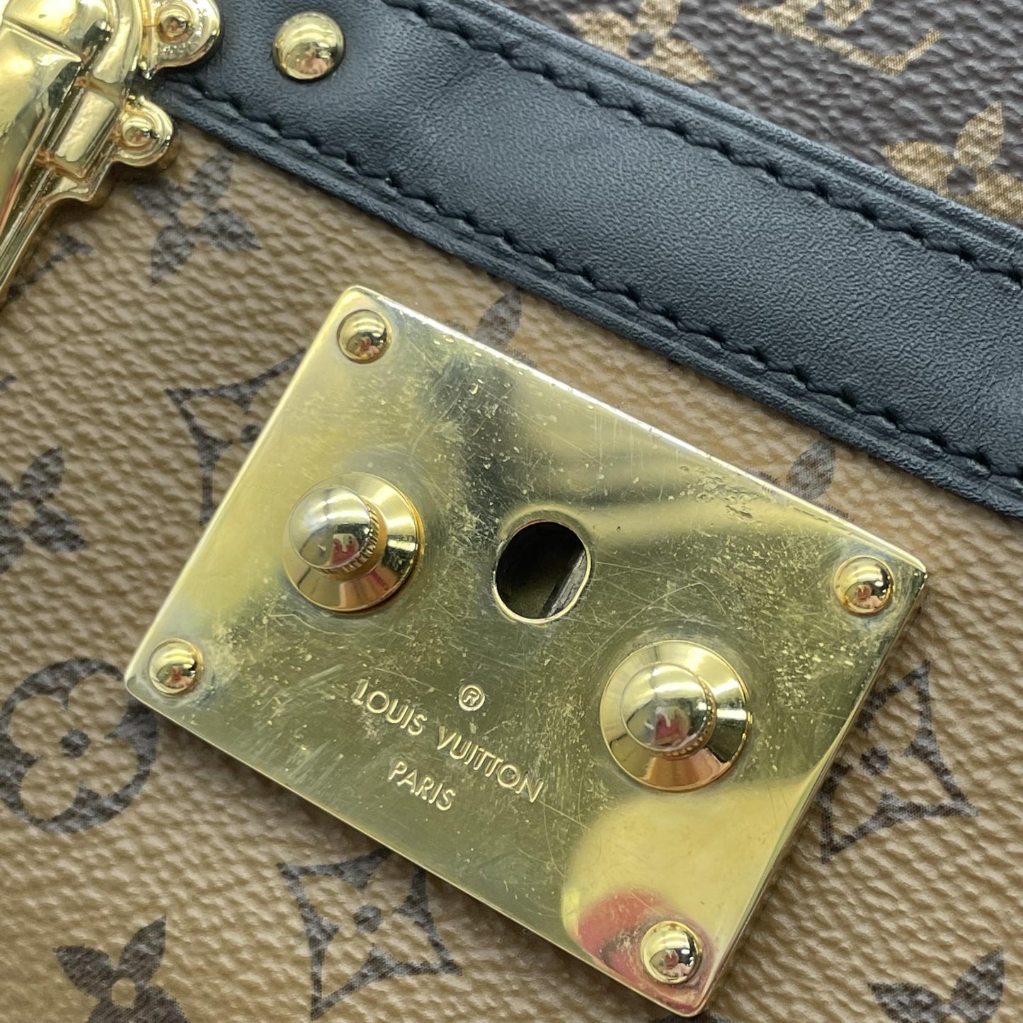 Louis Vuitton Trunk Clutch Monogram, Brown, Canvas, Clutch