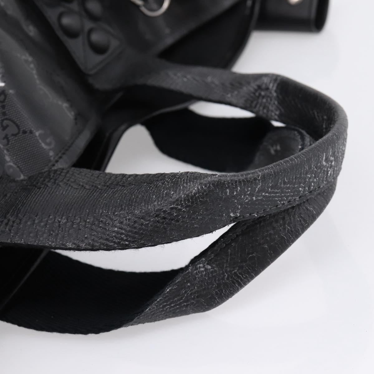 Gucci Indy Tote PVC Leather, Black, PVC, Tote Bag