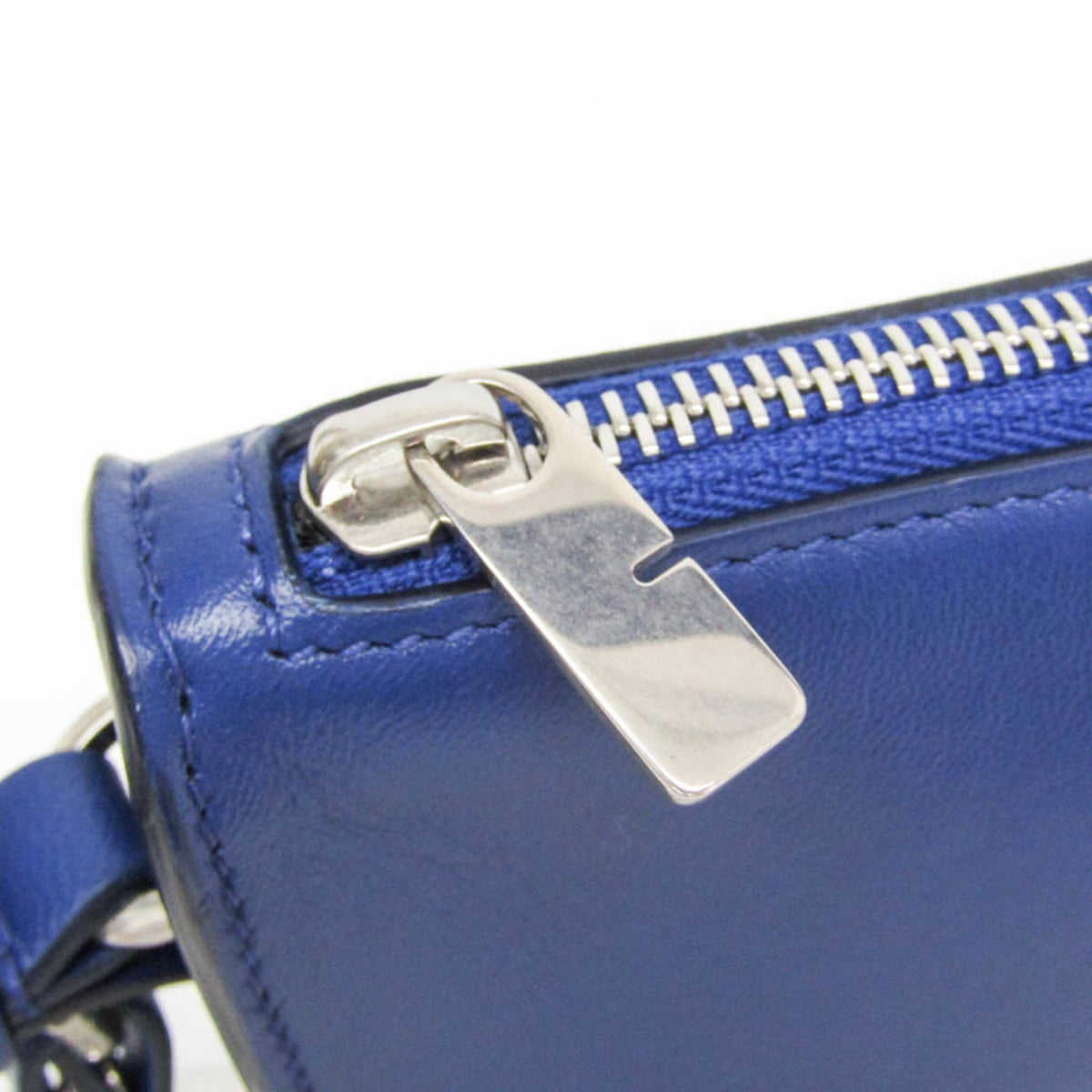 Burberry Shield Sling Leather, Blue, Leather, Shoulder Bag