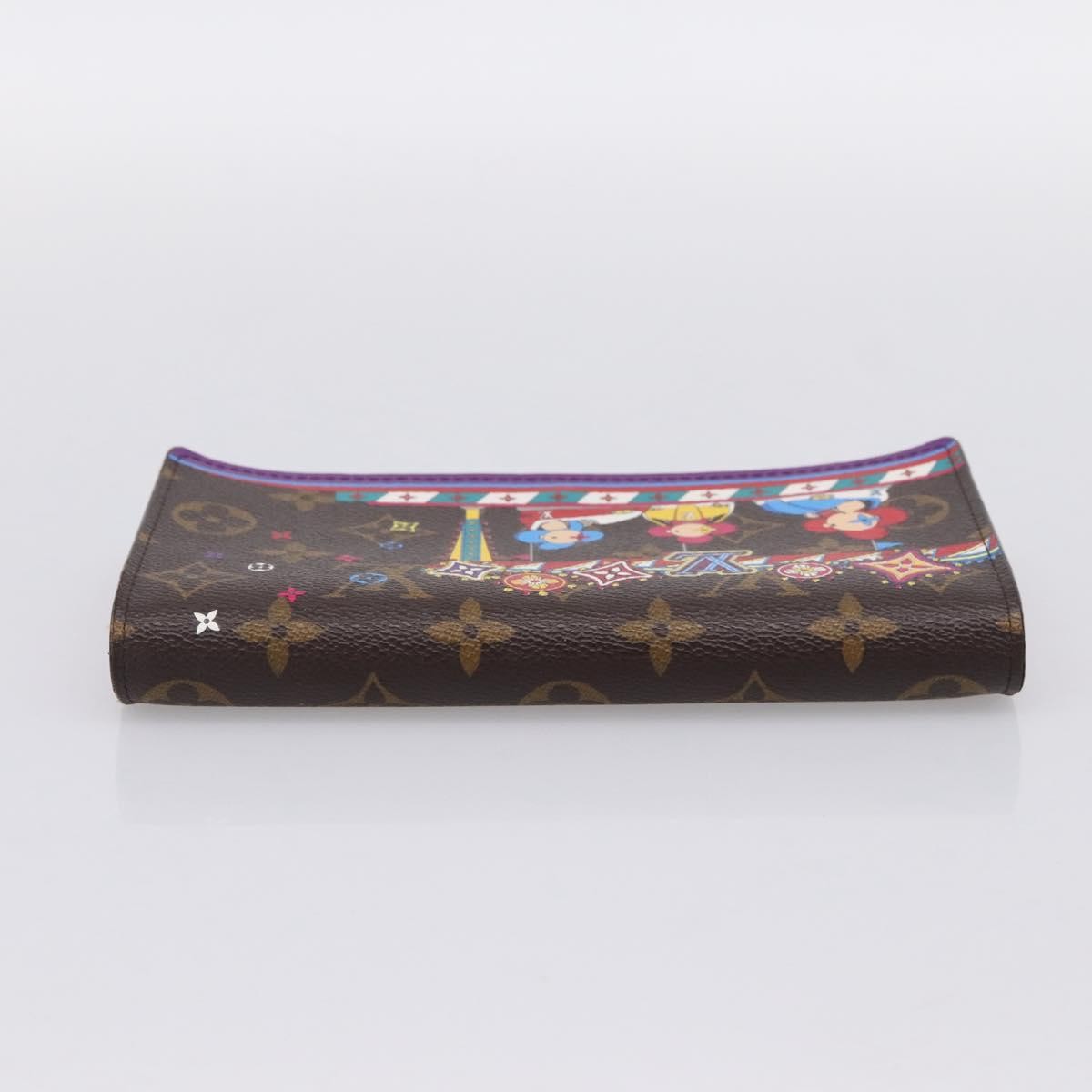 Louis Vuitton Sarah Wallet NM Limited Edition Vivienne Xmas Monogram Canvas, Brown, Canvas, Wallet