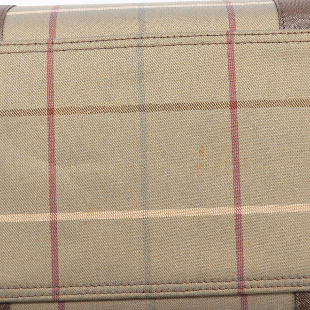 Burberry Nova check boston Canvas, Beige, Canvas, Handbag