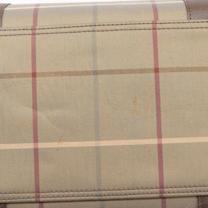 Burberry Nova check boston Canvas, Beige, Canvas, Handbag