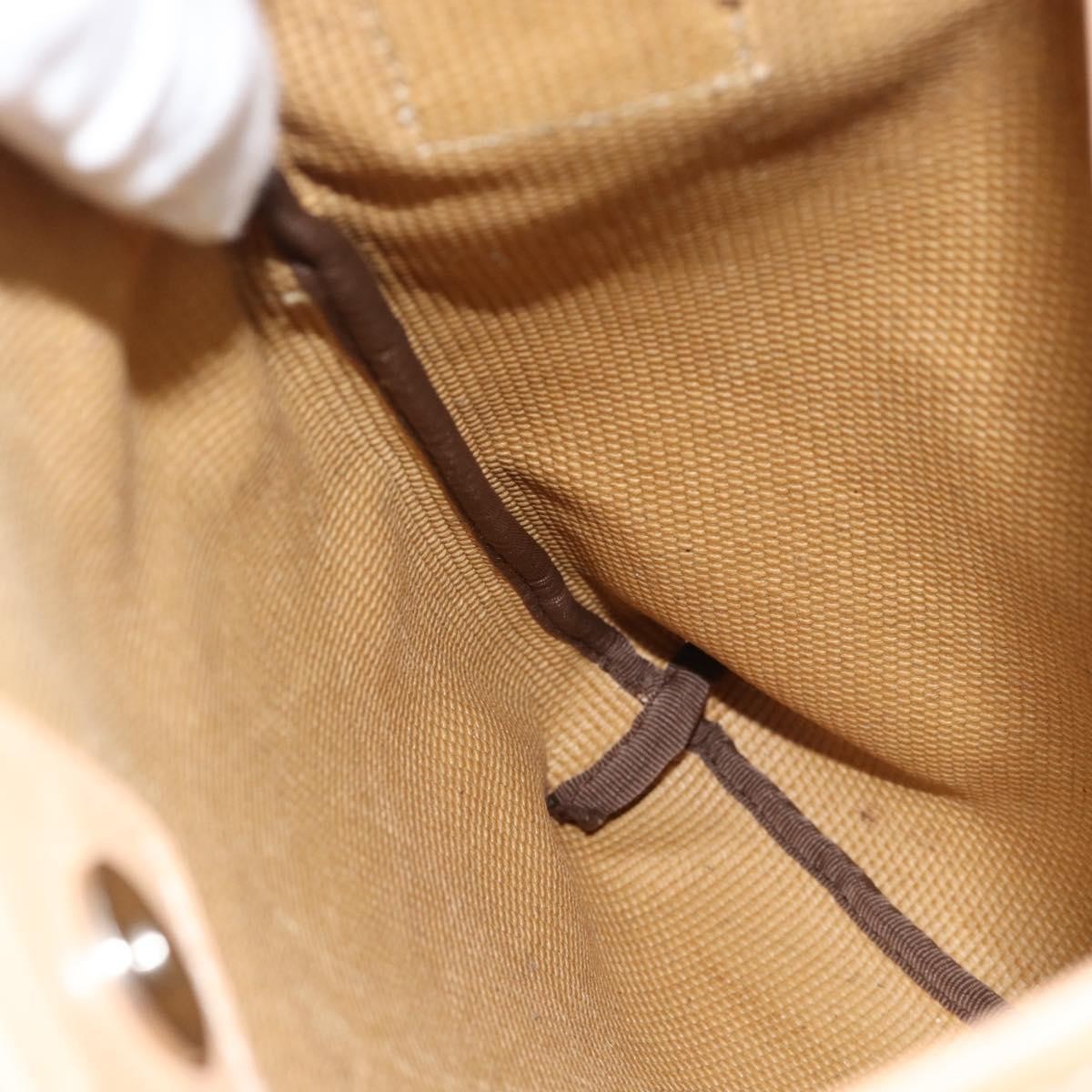 Salvatore Ferragamo Shoulder Bag Canvas, Beige, Canvas, Shoulder Bag