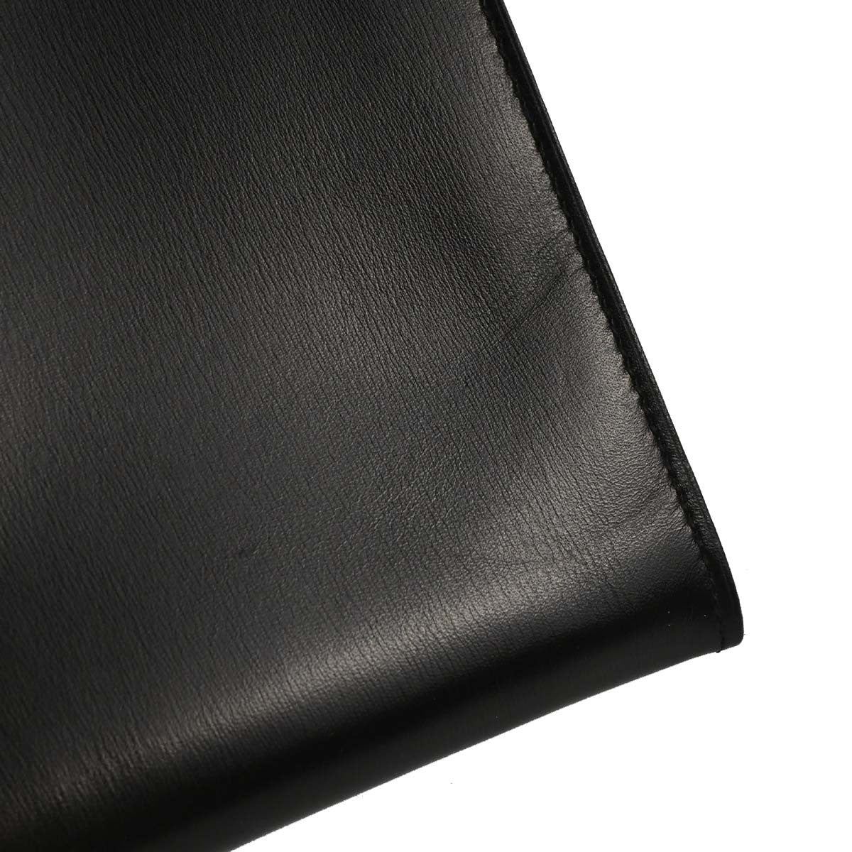 Hermes Onimaitou Pochette Box Calf, Black, Leather, Clutch