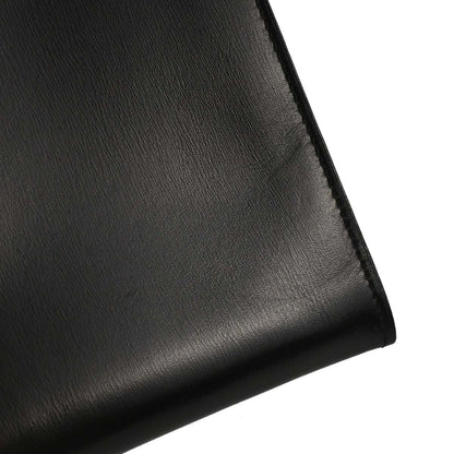 Hermes Onimaitou Pochette Box Calf, Black, Leather, Clutch