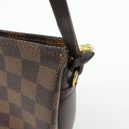 Louis Vuitton Trousse Make Up Damier, Brown, Canvas, Clutch