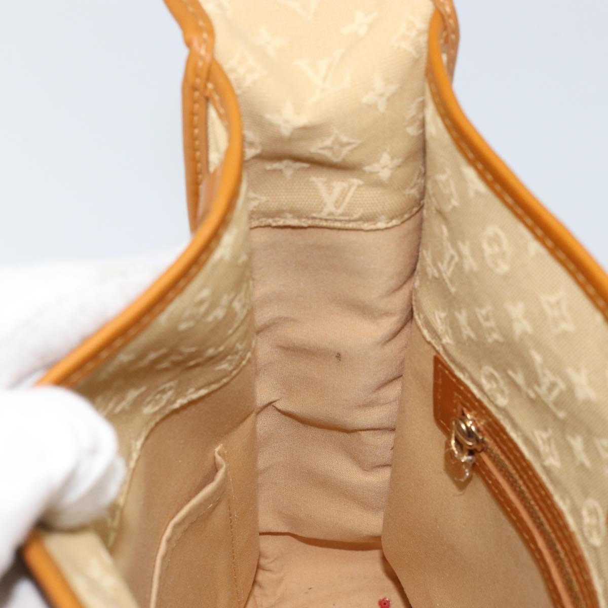 Louis Vuitton Mary Kate Messenger Mini Lin, Beige, Canvas, Shoulder Bag