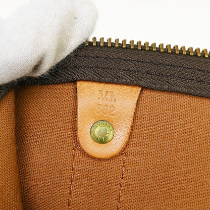 Louis Vuitton Keepall Bandouliere Monogram Canvas, Brown, Canvas, Travel Bag