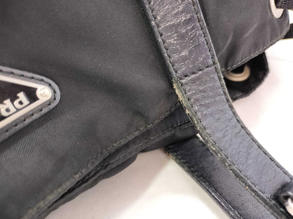 Prada Tessuto Pocket Tote Nylon, Black, Nylon, Tote Bag