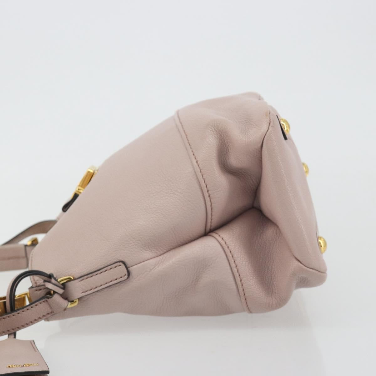 Miu Miu Madras Convertible Hobo Leather, Pink, Leather, Shoulder Bag