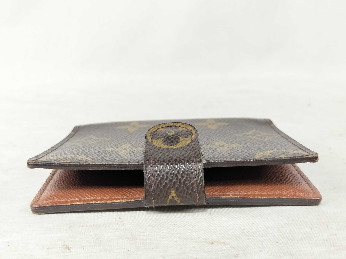 Louis Vuitton Viennois Monogram Canvas, Brown, Canvas, Card Holder