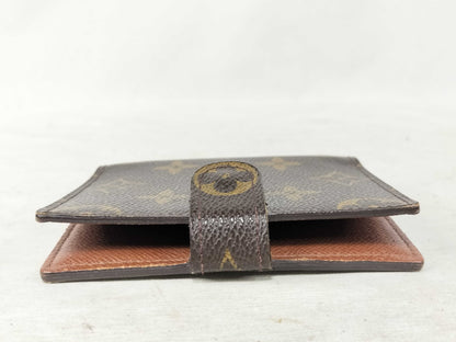 Louis Vuitton Viennois Monogram Canvas, Brown, Canvas, Card Holder