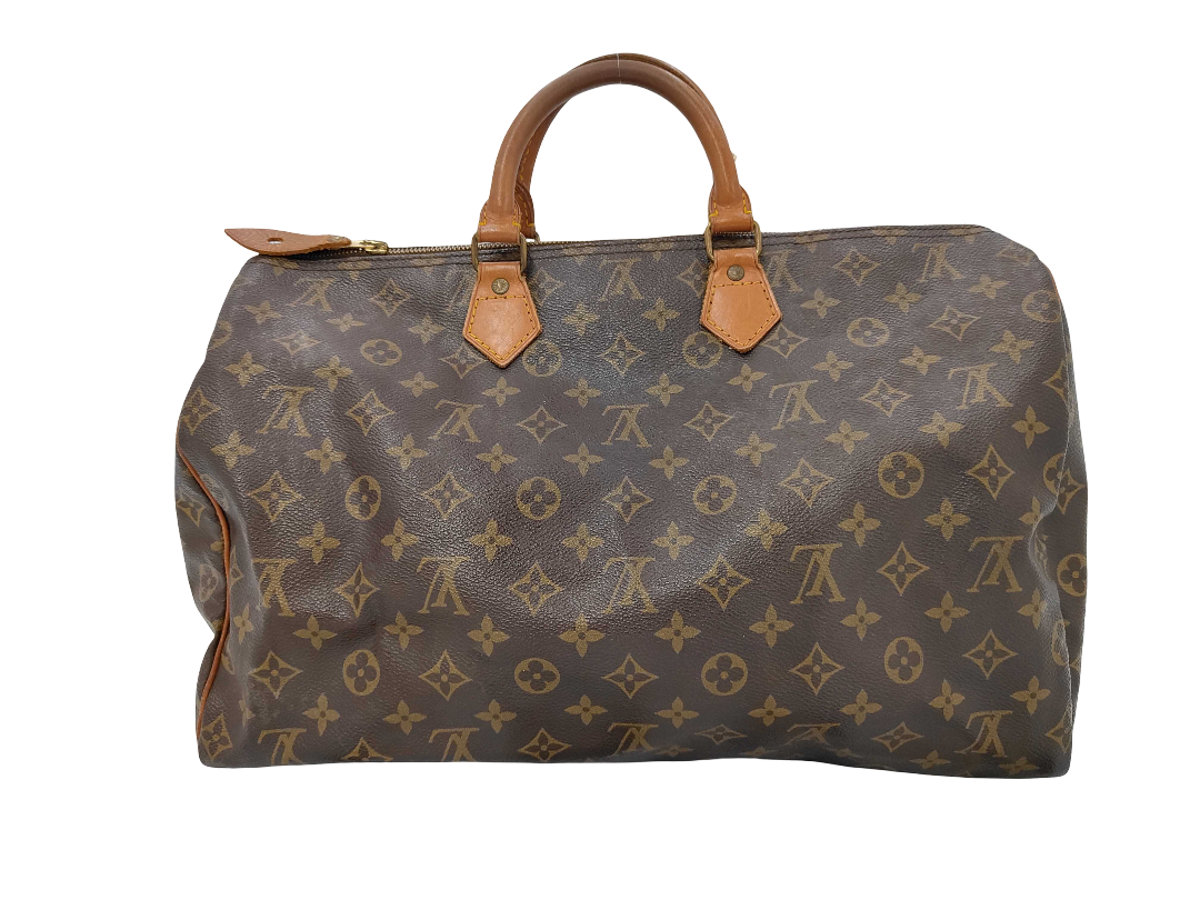 Louis Vuitton Speedy Monogram Canvas, Brown, Canvas, Handbag