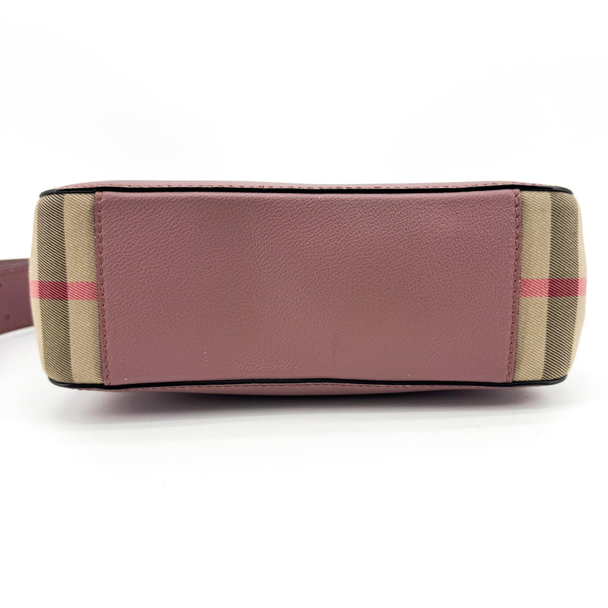 Burberry Helmsley Leather, Pink, Calfskin, Handbag