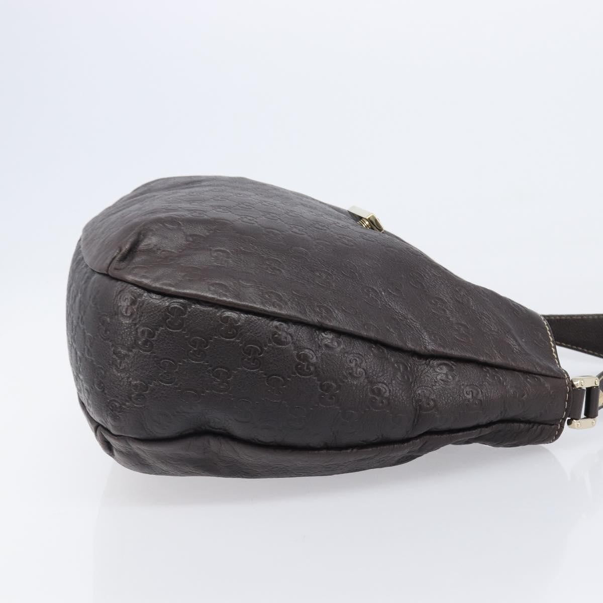 Gucci New Ladies Web Hobo Guccissima Leather, Brown, Leather, Shoulder Bag