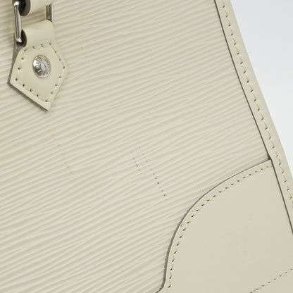Louis Vuitton Madeleine Epi Leather, White, Leather, Shoulder Bag