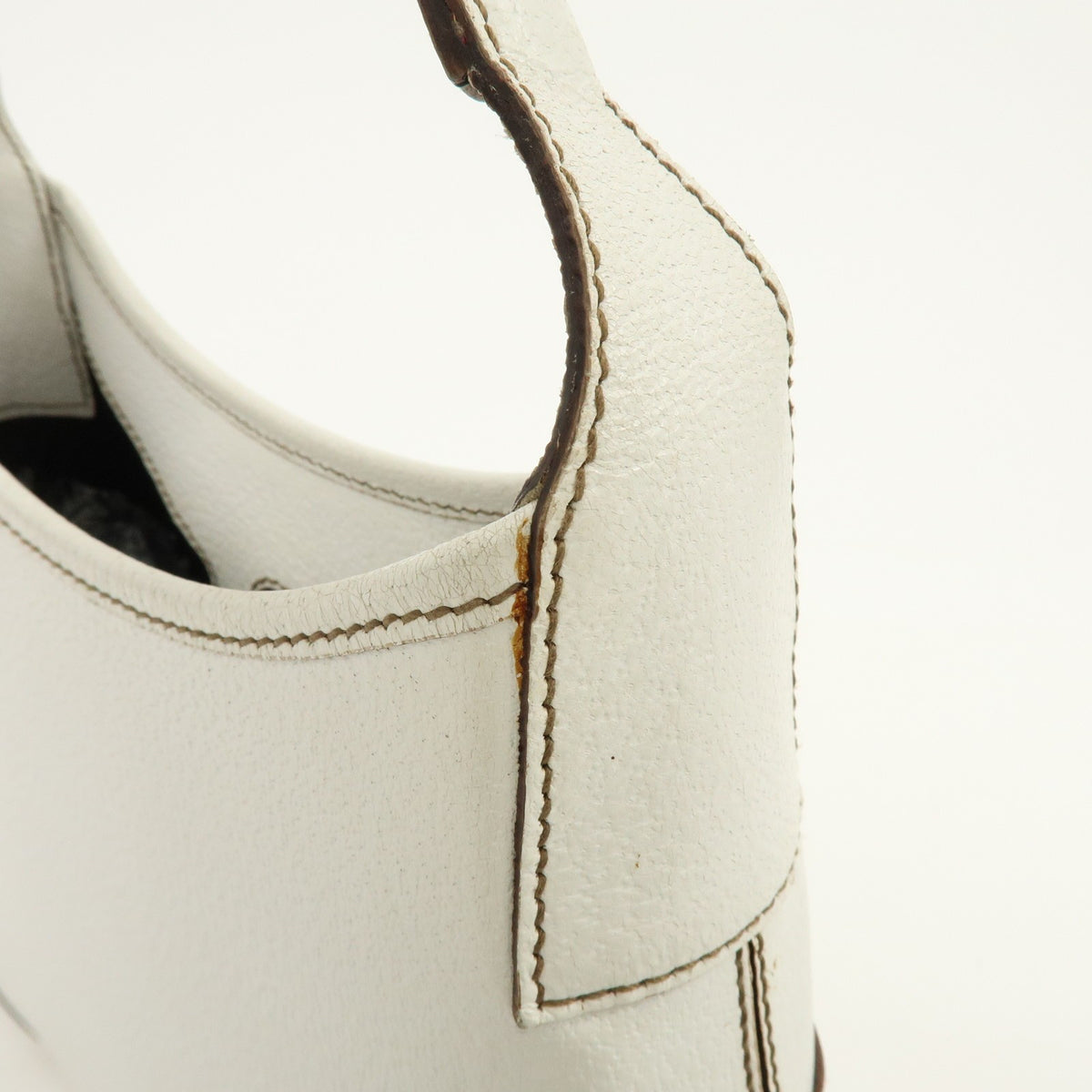 Salvatore Ferragamo Shoulder Bag Leather, White, Leather, Shoulder Bag