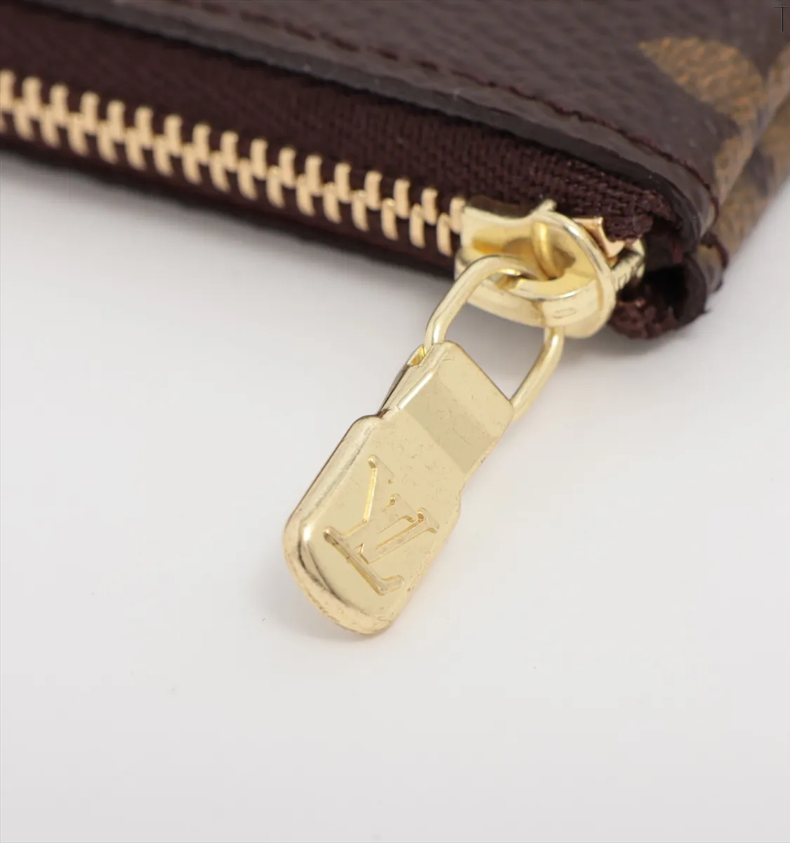 Louis Vuitton Pochette Clés Monogram Canvas, BROWN, CANVAS, Charms and Keychains