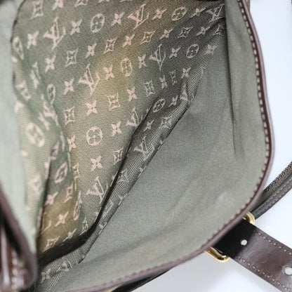 Louis Vuitton Marjorie Mini Lin, Khaki, Canvas, Shoulder Bag