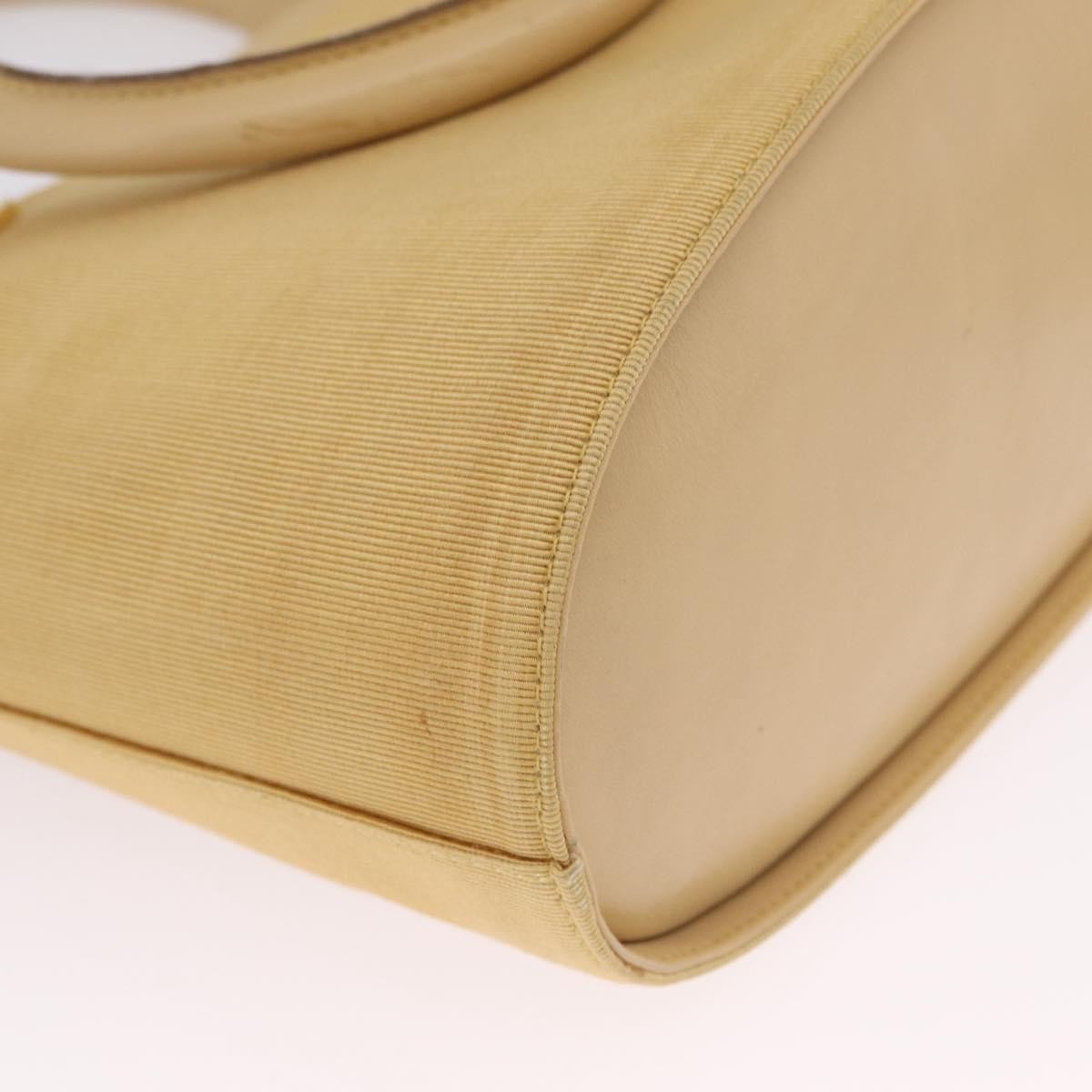 Salvatore Ferragamo Gancini Tote Canvas, Beige, Canvas, Tote Bag