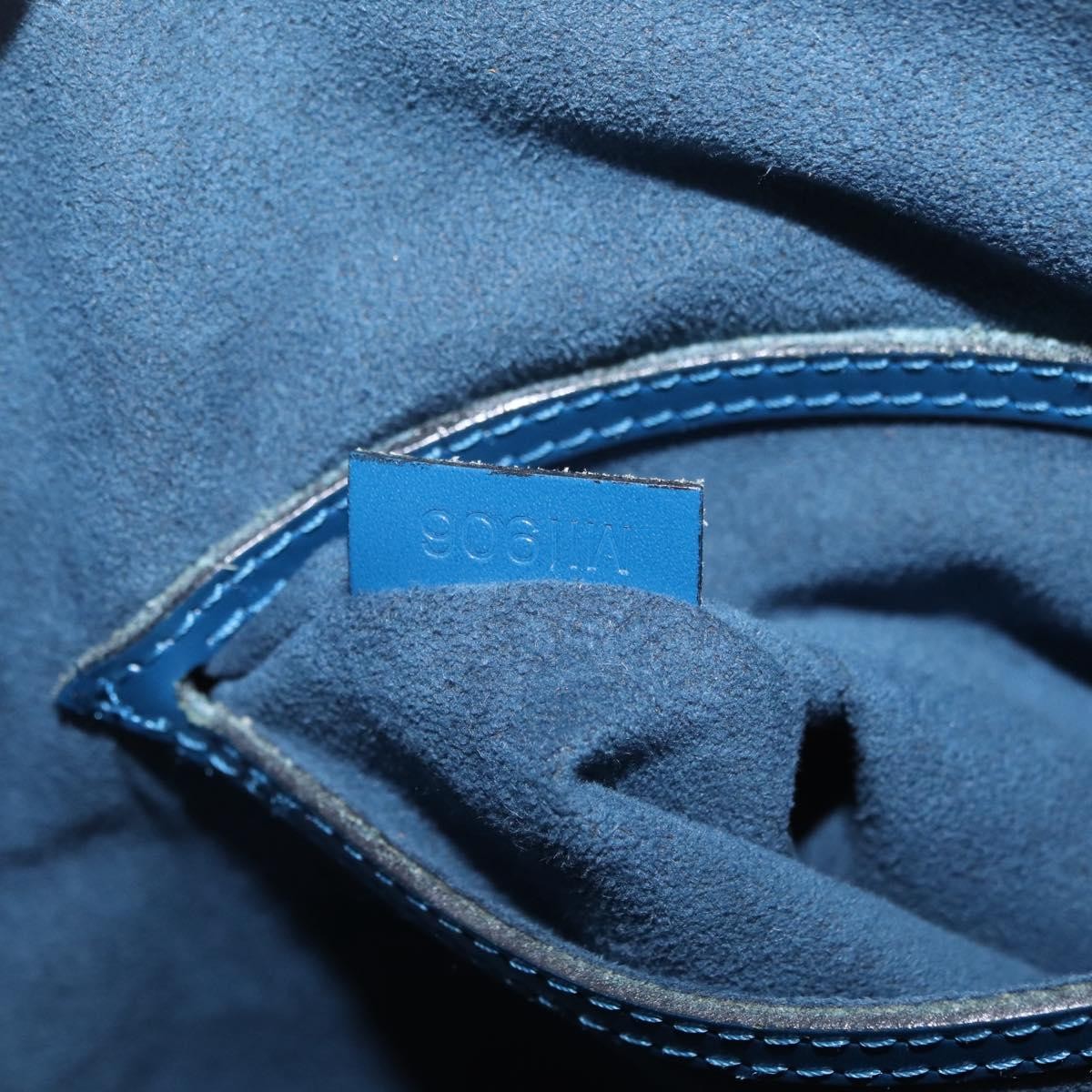 Louis Vuitton Alma Epi Leather, Blue, Leather, Handbag
