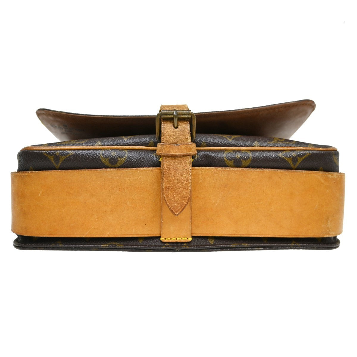 Louis Vuitton Cartouchiere Monogram Canvas, Brown, Canvas, Handbag