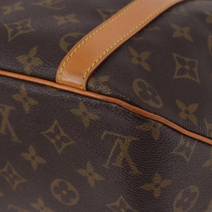 Louis Vuitton Shopping Sac Handbag Monogram, Brown, Canvas, Tote Bag