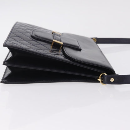 Saint Laurent Vintage Shoulder bag Leather, Navy, Leather, Shoulder Bag