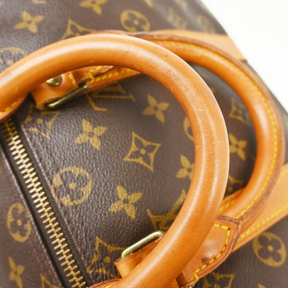 Louis Vuitton Keepall Monogram Canvas, Brown, Canvas, Travel Bag