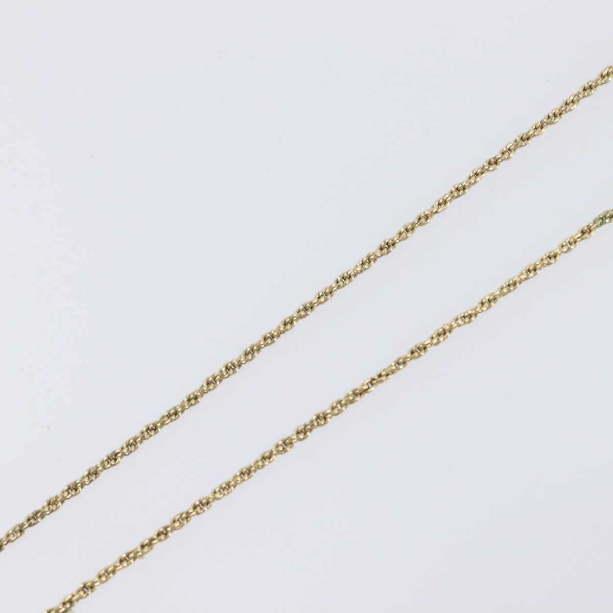 Christian Dior Vintage CD Pendant Metal, Gold, Metal, Necklace