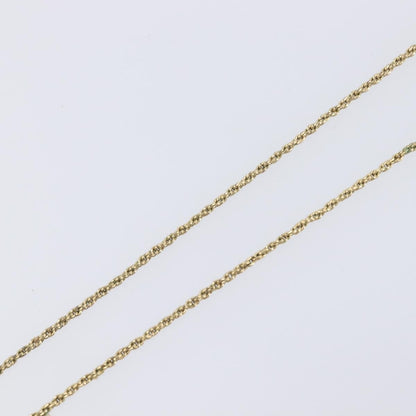 Christian Dior Vintage CD Pendant Metal, Gold, Metal, Necklace