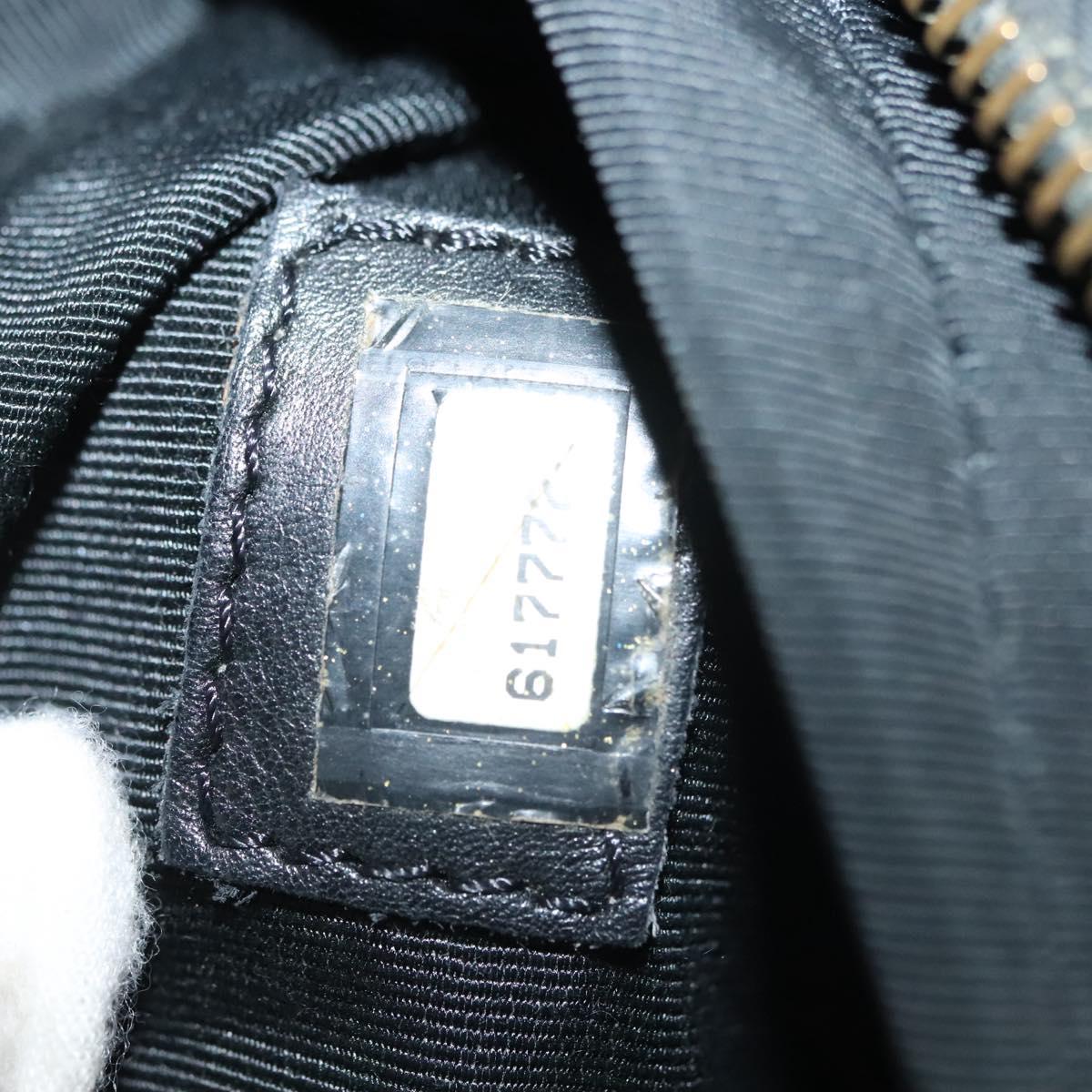 Chanel Surpique Boston Bag Quilted Leather, BLACK, LEATHER, Travel bag