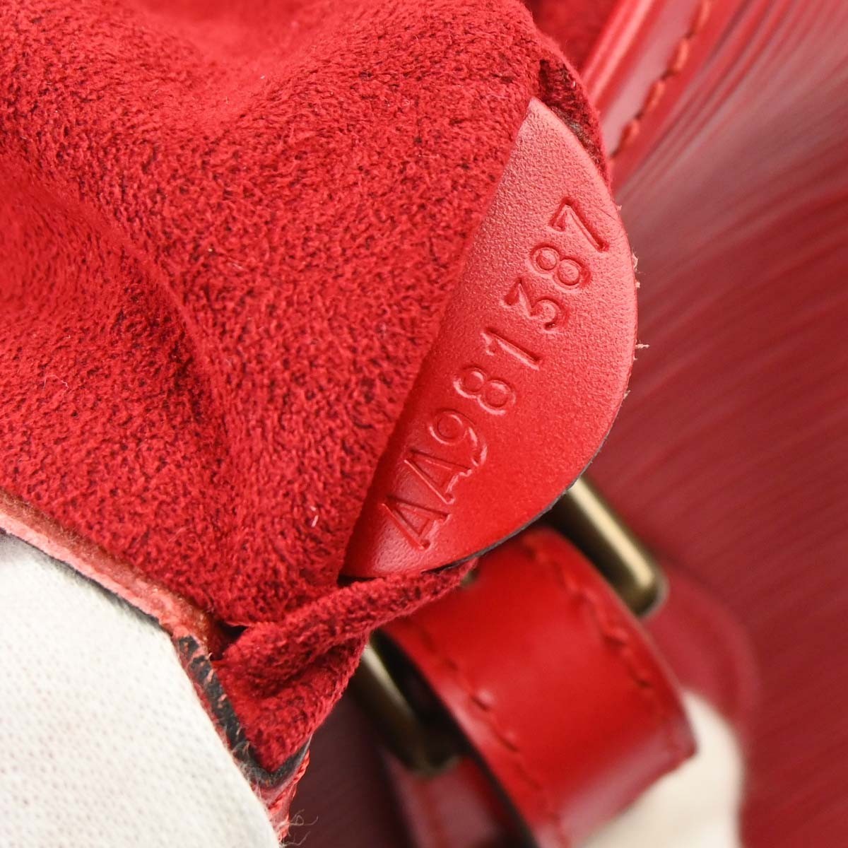 Louis Vuitton Bucket Epi Leather, Red, Leather, Tote Bag