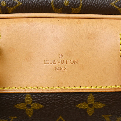 Louis Vuitton Deauville Monogram, Brown, Canvas, Handbag