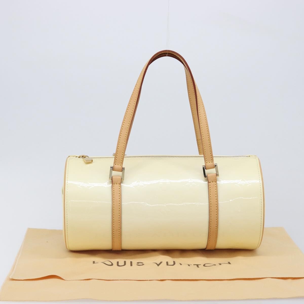 Louis Vuitton Bedford Monogram Vernis, Beige, Patent Leather, Handbag