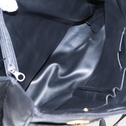 Bally Vintage Quilted Leather, Black, Leather, Shoulder Bag