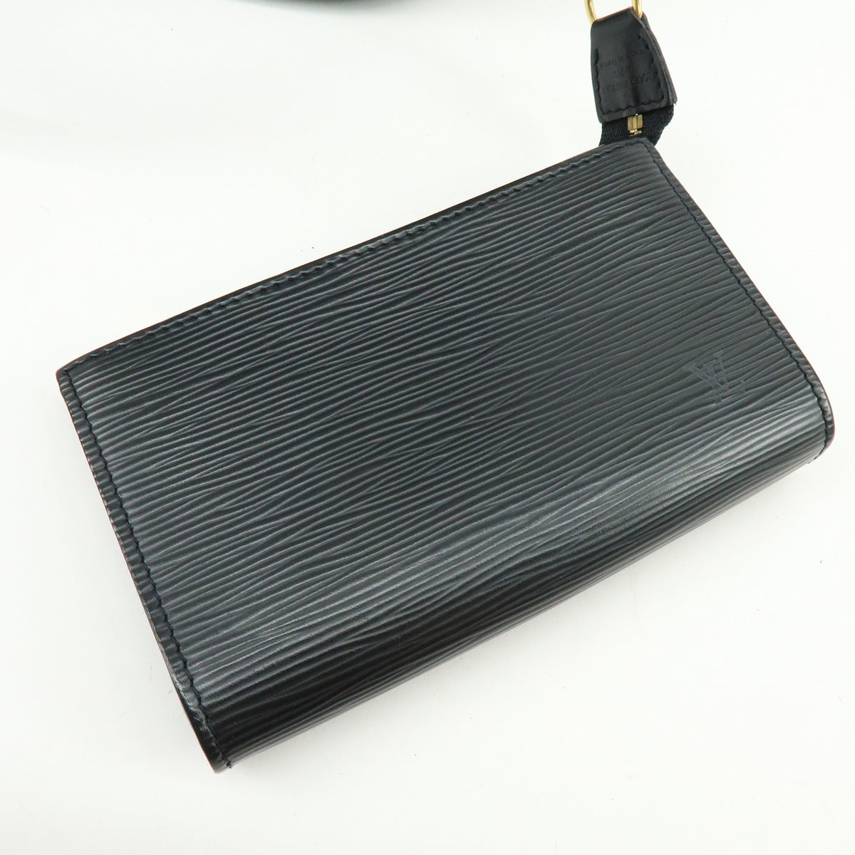 Louis Vuitton Petit Bucket Epi Leather, Black, Leather, Handbag