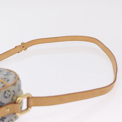 Louis Vuitton Jeanne Mini Lin, Blue, Canvas, Crossbody Bag