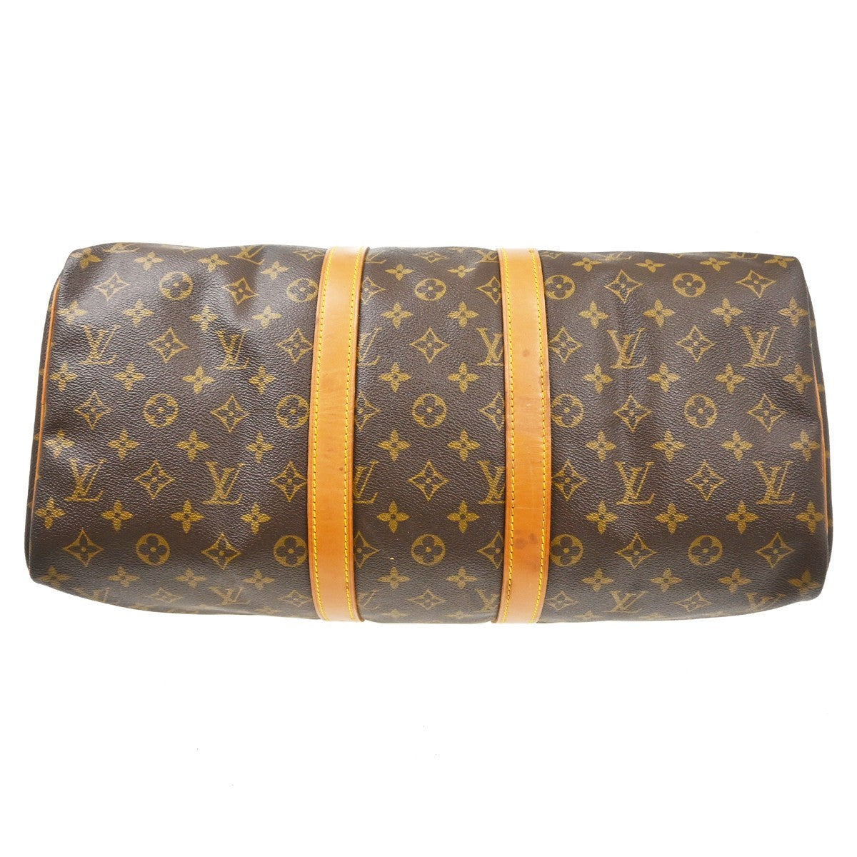 Louis Vuitton Keepall Monogram Canvas, Brown, Canvas, Travel Bag