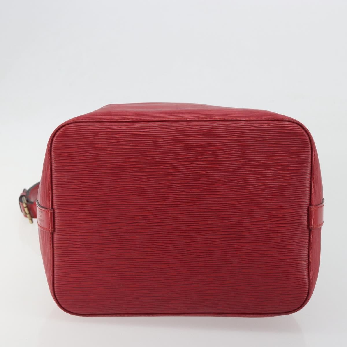 Louis Vuitton Petit Noe Epi Leather, Red, Leather, Shoulder Bag
