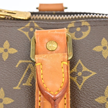 Louis Vuitton Keepall Monogram Canvas, Brown, Canvas, Travel Bag