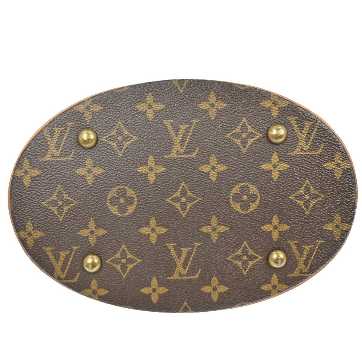 Louis Vuitton Bucket Monogram Canvas, Brown, Canvas, Tote Bag