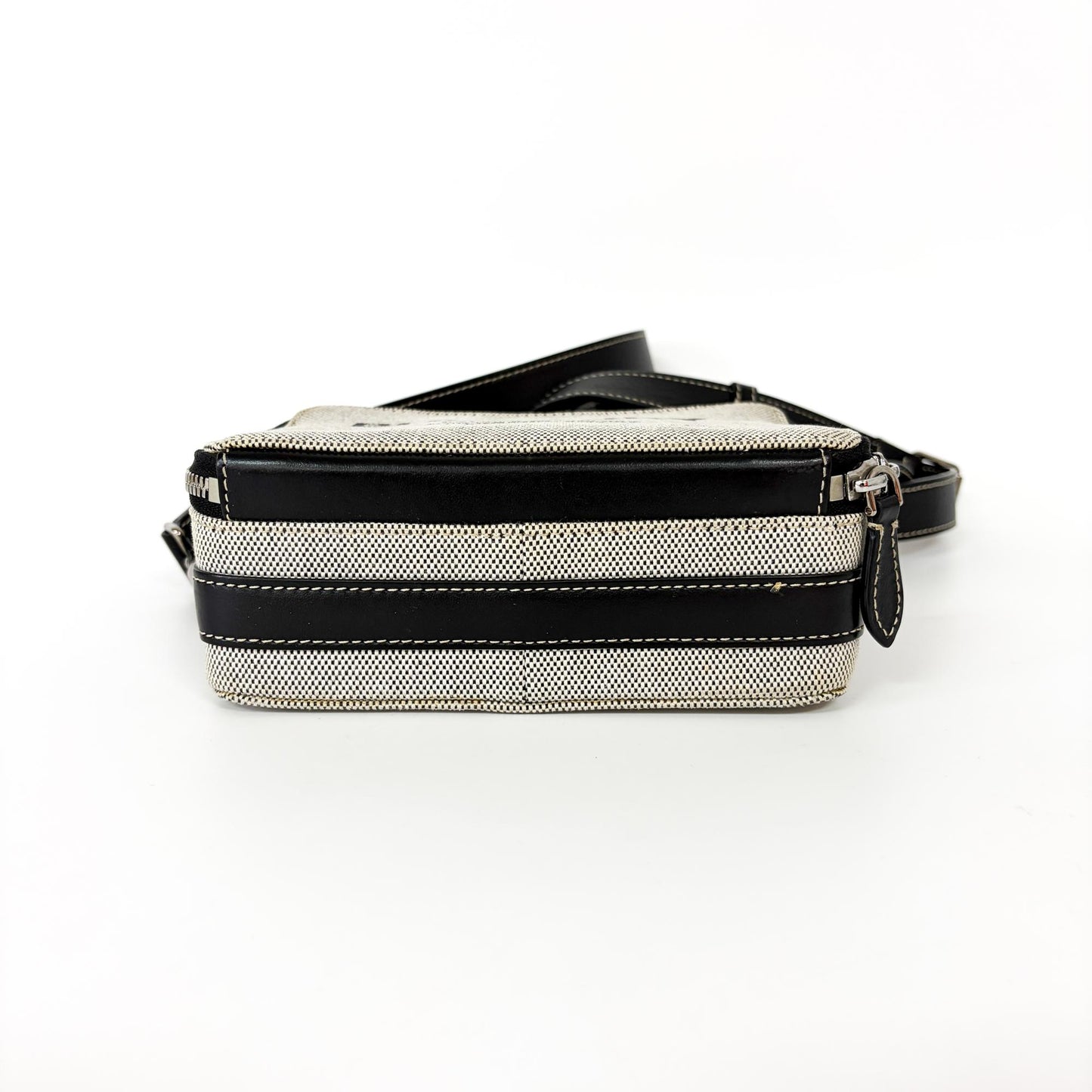 Burberry Horseferry Bum Printed Canvas, Black, Canvas, Crossbody Bag