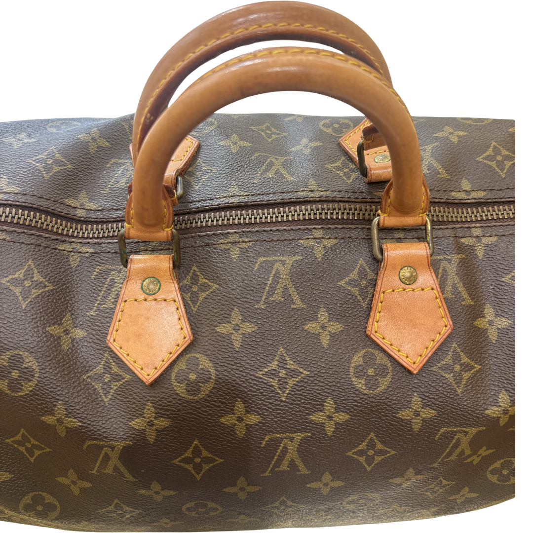 Louis Vuitton Speedy Bandouliere Monogram Canvas, Brown, Canvas, Handbag