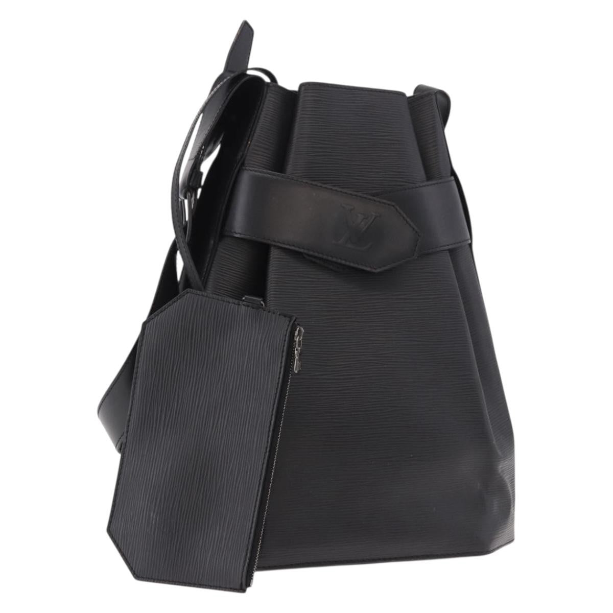 Louis Vuitton Vintage Sac d'Epaule Epi Leather, Black, Leather, Shoulder Bag