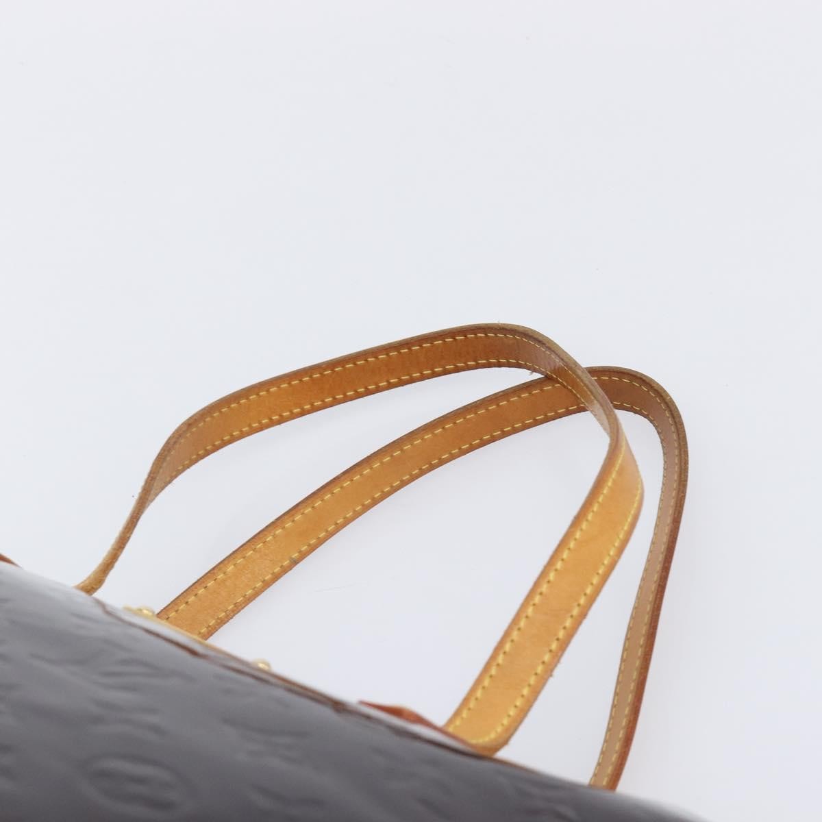 Louis Vuitton Bellevue Monogram Vernis, Burgundy, Patent Leather, Handbag