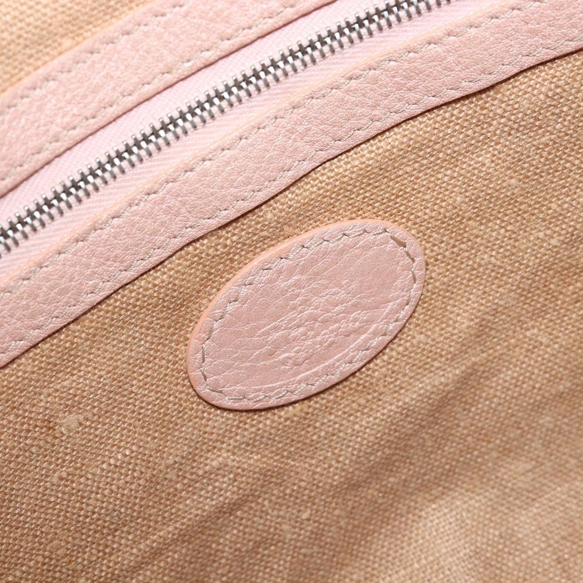 Fendi Vintage Selleria Zip Messenger Leather, Pink, Leather, Handbag